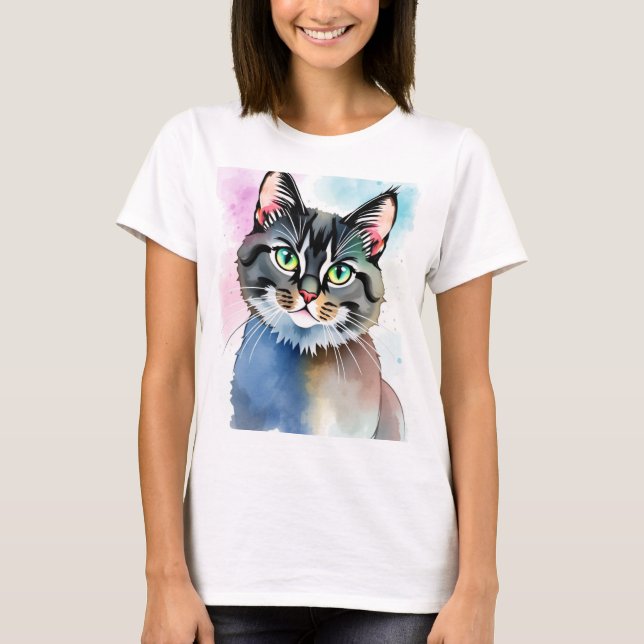 Camiseta de gato mística para mujeres - Dreamy (Anverso)