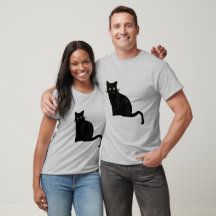 Camiseta de GATO Negro