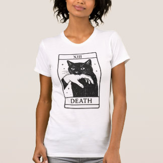 Camiseta de gato negro de carta de tarot – Camiset