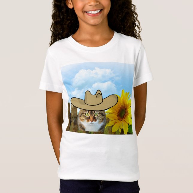 Camiseta de gato para Chicas (Anverso)