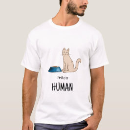 Camiseta de gato persa bronceado