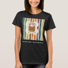 Camiseta de gato personalizada de escuela secundar
