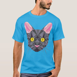 Camiseta de gato prismático