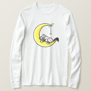 Camiseta de gato Ragdoll de amor lunar
