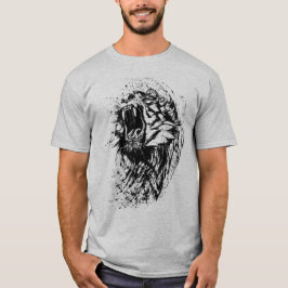 Camiseta de gato salvaje para hombres