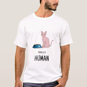 Camiseta de gato Sphynx