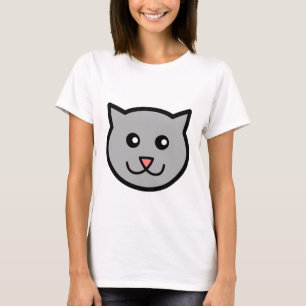 Camiseta de gato suave