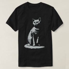 Camiseta de gato teatral