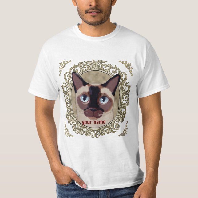 Camiseta de gato Tonkinés (Anverso)