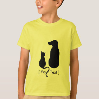Camiseta de gato y perro