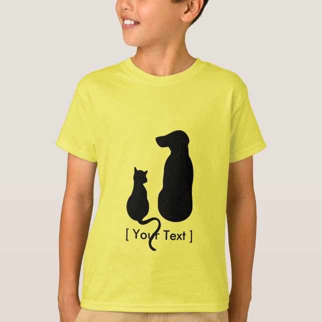 Camiseta de gato y perro (Anverso)