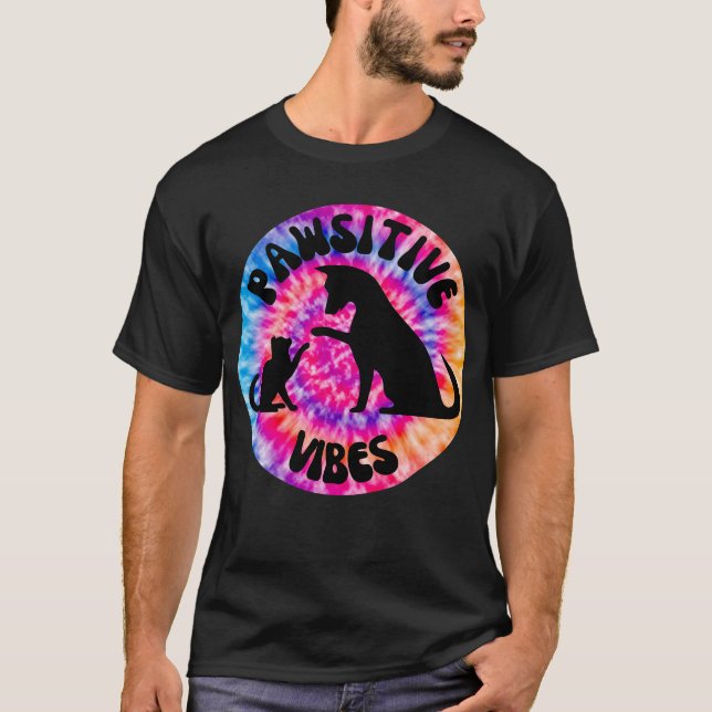 Camiseta de gato y perro de Vibes inquietantes (Anverso)