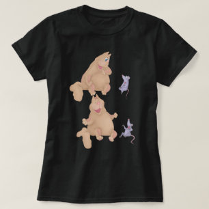 Camiseta de gato y ratón