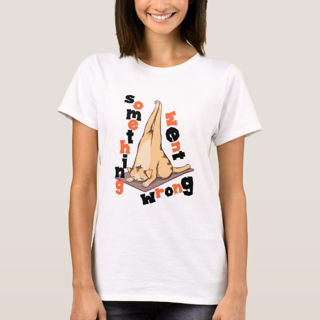 Camiseta de gato Yoga (Anverso)