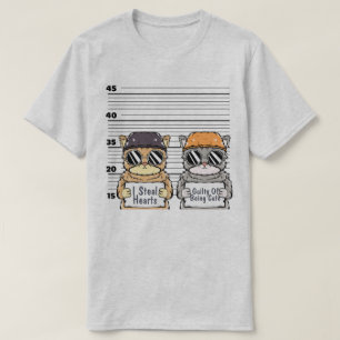 Camiseta de gatos criminales