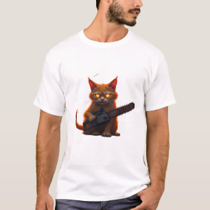 camiseta de gatos de la sierra de Chainville
