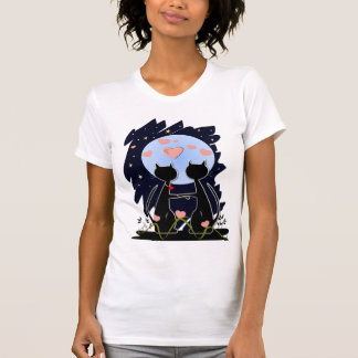 Camiseta de gatos de San Valentín