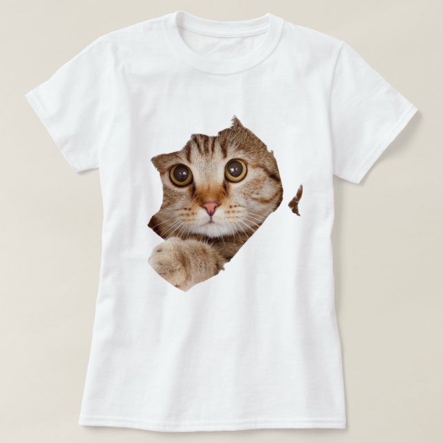 Camiseta de gatos dulces de belleza (Diseño del anverso)