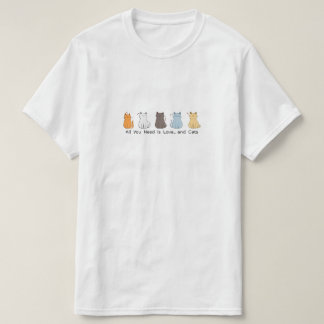 Camiseta de gatos enamorados del día de San Valent