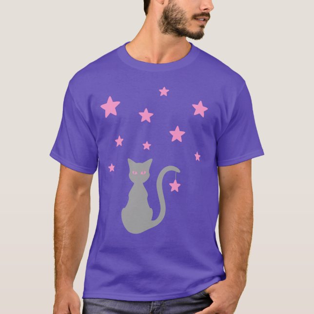 Camiseta de gatos grises (Anverso)