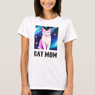 Camiseta de gatos, puede cambiar a foto de tu Masc