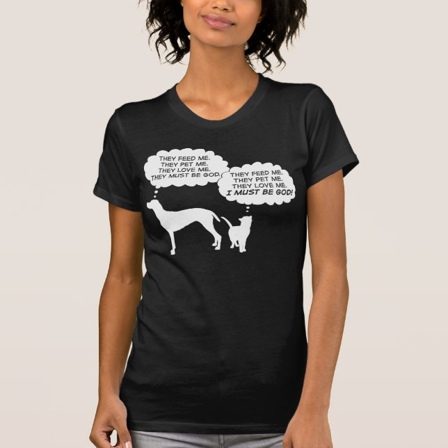 Camiseta de gatos y perros (Anverso)