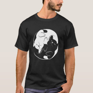 Camiseta de Gatos Yin Yang Yoga Zen - Gato de Yoga