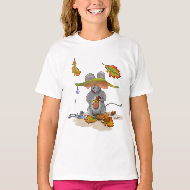 Camiseta DE/GB  Shirt/Hoodie Herbst/Fall Maus/Mouse (Anverso)