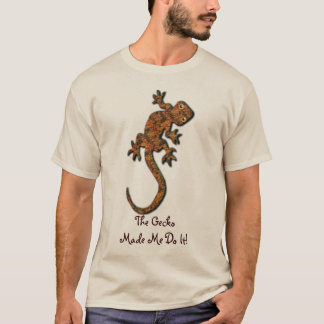 Camiseta de Gecko Lizard, curiosa amante de los an