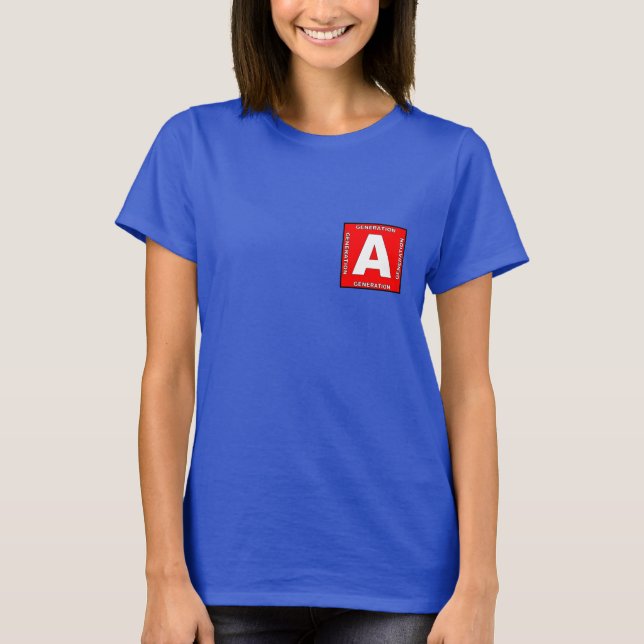 Camiseta de Generación A para mujeres (Anverso)