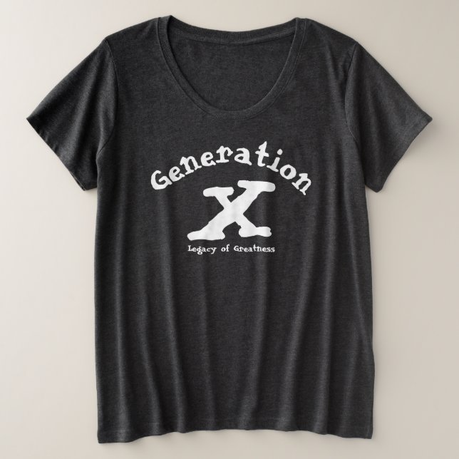 Camiseta de Generación X (Anverso del diseño)
