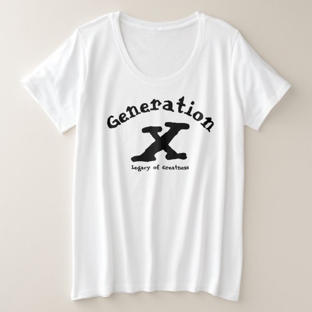 Camiseta de Generación X (Anverso del diseño)