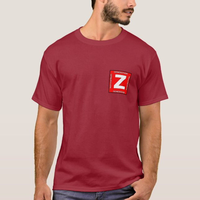 Camiseta de Generación Z para hombres (Anverso)