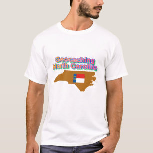 Camiseta de Geocaching Carolina del Norte
