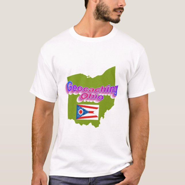 Camiseta de Geocaching Ohio (Anverso)