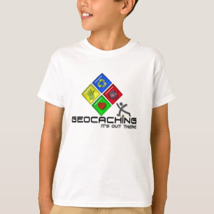 Camiseta de Geocaching Stickman Geocacher para los