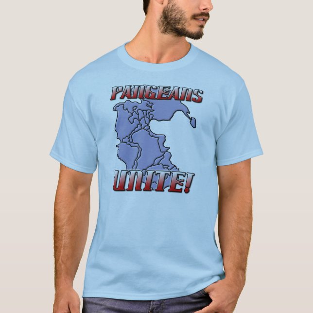 Camiseta de geografía unida Pangea (Anverso)