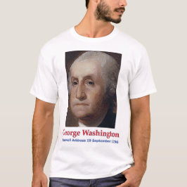 Camiseta de George Washington Discurso de despedid