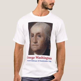 Camiseta de George Washington Discurso de despedid
