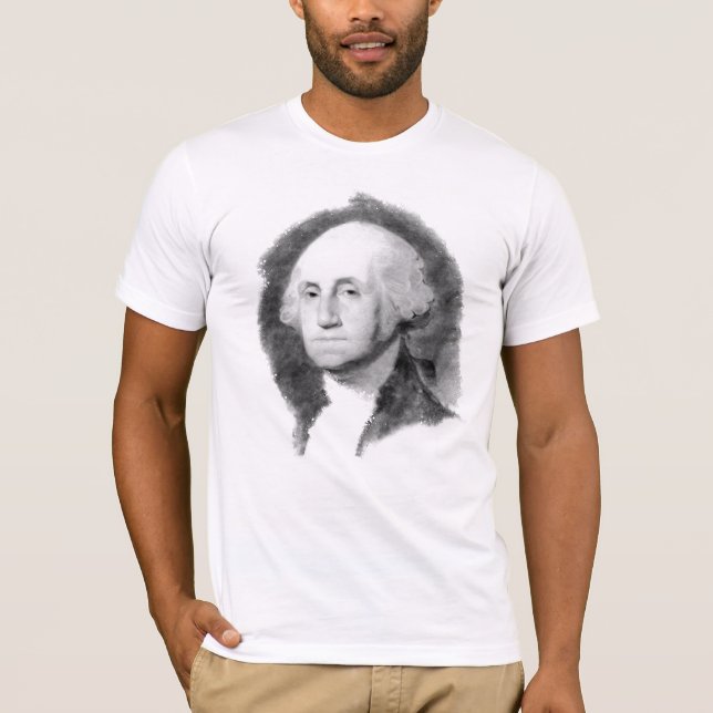 Camiseta de George Washington Portrait (Anverso)