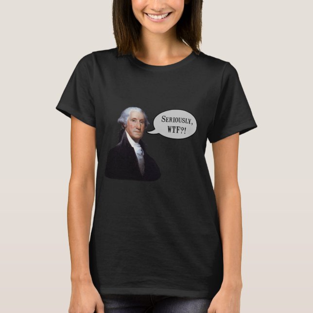 Camiseta de George Washington WTF (Anverso)