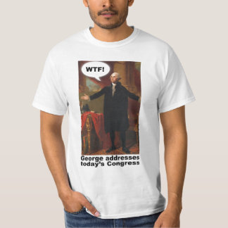 Camiseta de George Washington WTF (con el