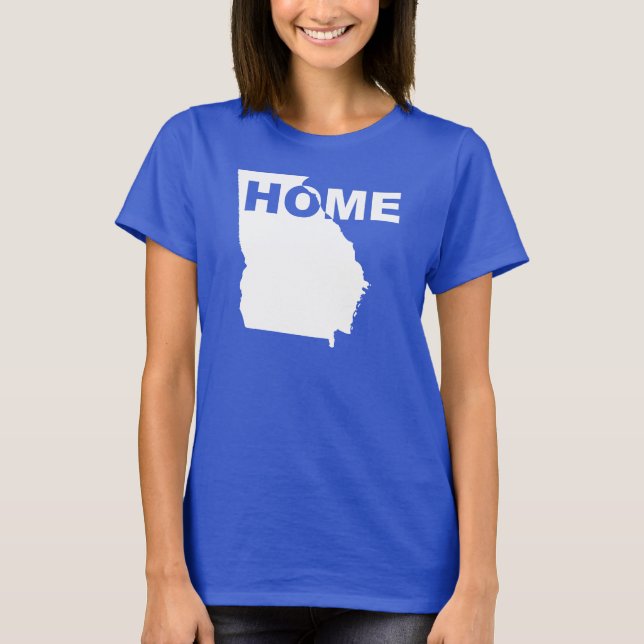 Camiseta de Georgia Hogar Lejos del Estado (Anverso)