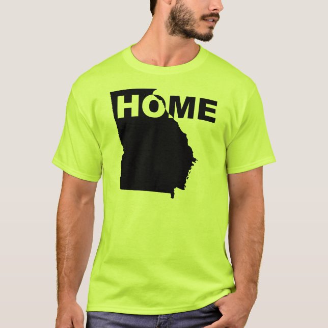 Camiseta de Georgia Hogar Lejos del Estado (Anverso)