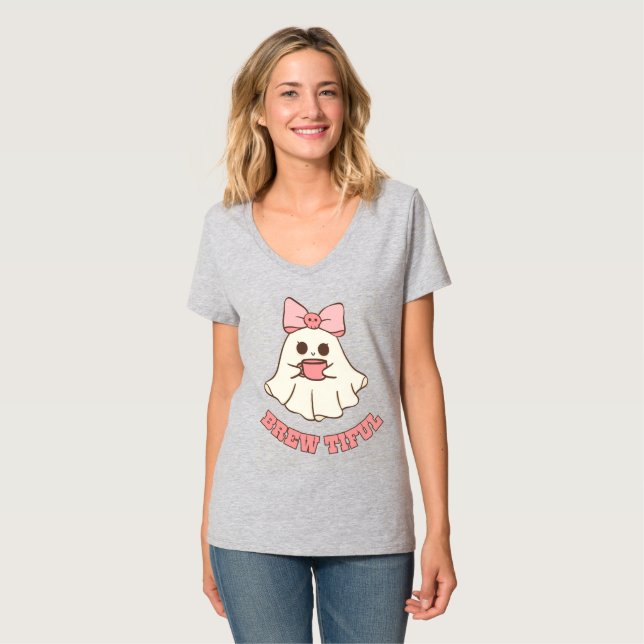 Camiseta de Ghost Drink Coffee (Anverso completo)