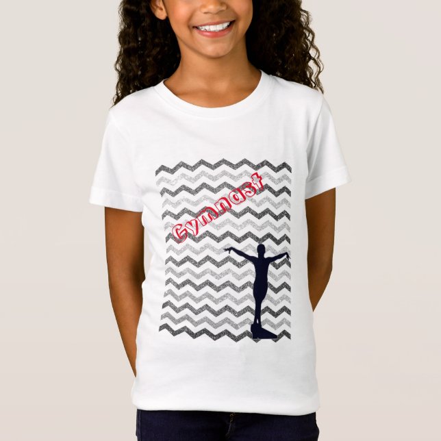 Camiseta De Gimnasia De Gimnasia De Chevron Platea (Anverso)