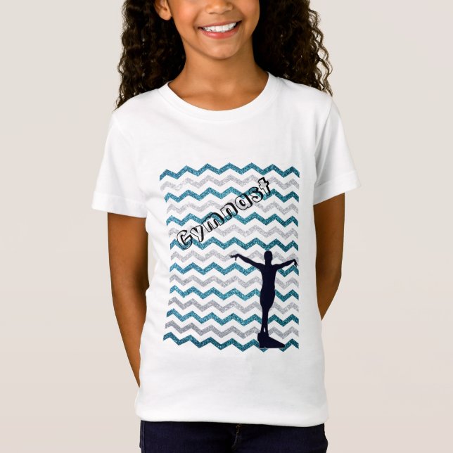 Camiseta De Gimnasia De La Gimnasia De La Chevron  (Anverso)