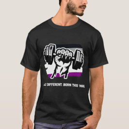 Camiseta de Gimnasia Orgullo Asexual — Puño Mancue