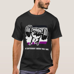 Camiseta de Gimnasia Orgullo Asexual — Puño Mancue