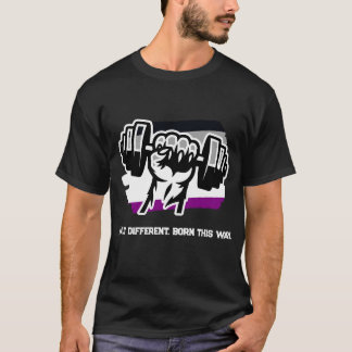 Camiseta de Gimnasia Orgullo Asexual — Puño Mancue